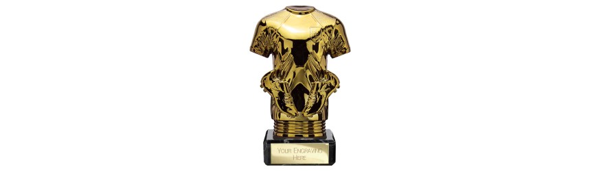 FUSION LEGEND SHIRT AND BOOTS FOOTBALL RESIN TROPHY - 5 SIZES - 13.5CM - 21CM FUSION LEGEND SHIRT AND BOOTS FOOTBALL RESIN TROPHY - 5 SIZES - 13.5CM - 21CM